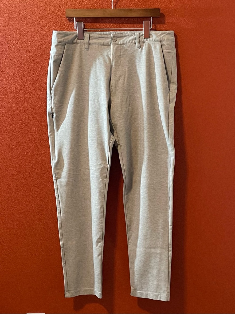 Bylt Men’s Everyday 2.0 Silver Gray Storm Performance Stretch Comfort Pants